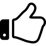 Like Hand SVG Icon